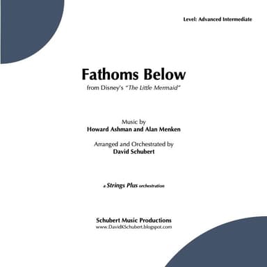 Fathoms Below - Score Only (arr. David Schubert)
