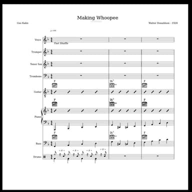 Makin' Whoopee! (arr. Jim Ivy)