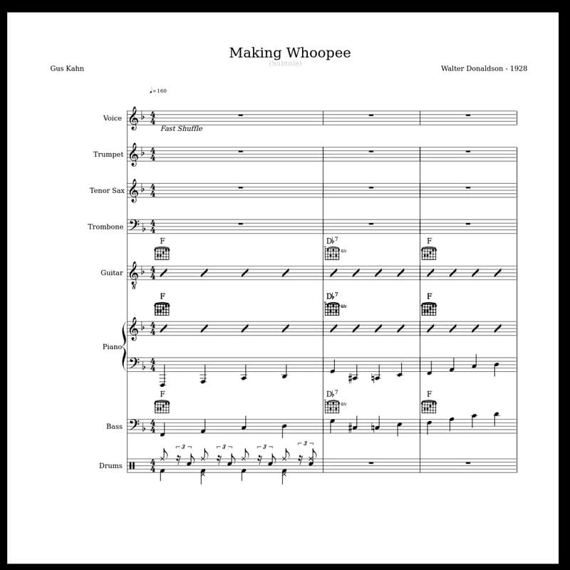 Makin' Whoopee! (arr. Jim Ivy)