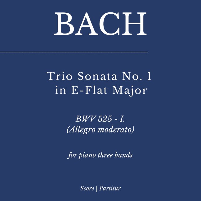 Bach: Trio Sonata No. 1 in E-Flat Major, BWV 525 - I. (Allegro moderato) (arr. Flavio Regis Cunha)