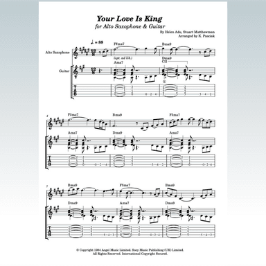 Your Love Is King (arr. Kenneth Pasciak)