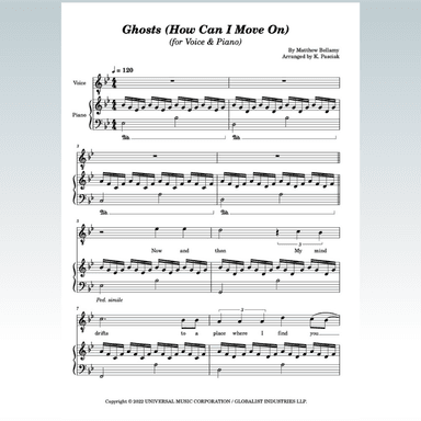Ghosts (how Can I Move On) (arr. Kenneth Pasciak)