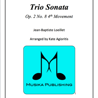 Trio Sonata Op. 2 No. 8 4th Movement - for Saxophone Quintet (arr. Kate Agioritis)