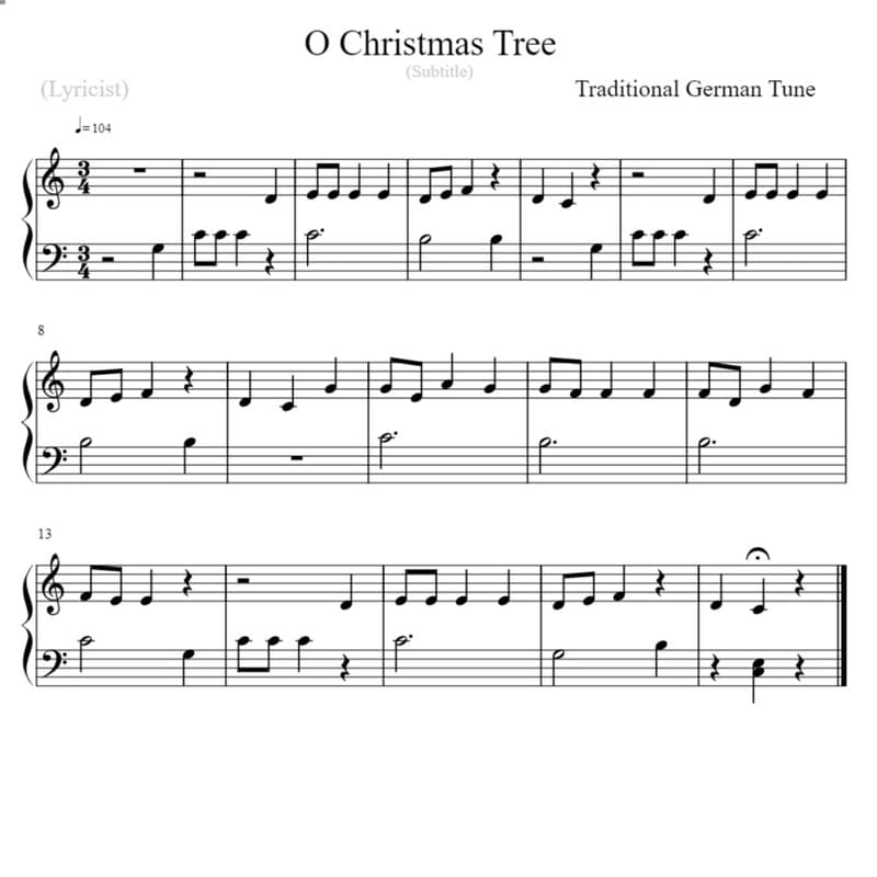 O Christmas Tree (arr. Linda Schooley)