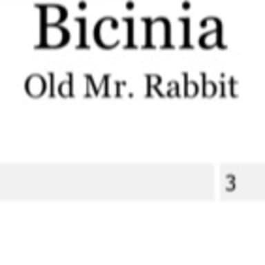 Bicinia