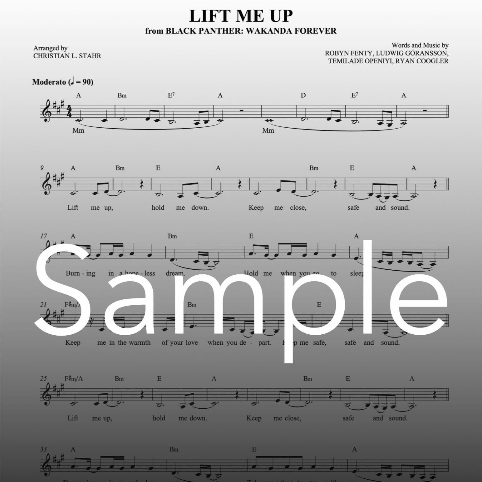Lift Me Up (arr. Christian L. Stahr)