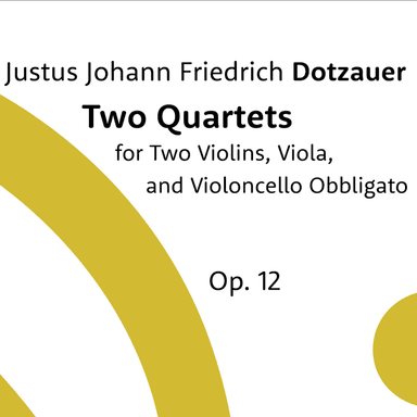 Two Quartets for 2 violins, viola, and violoncello obbligato - Op. 12 (arr. Michele Galvagno)