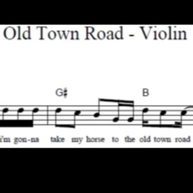 Old Town Road - Violin
