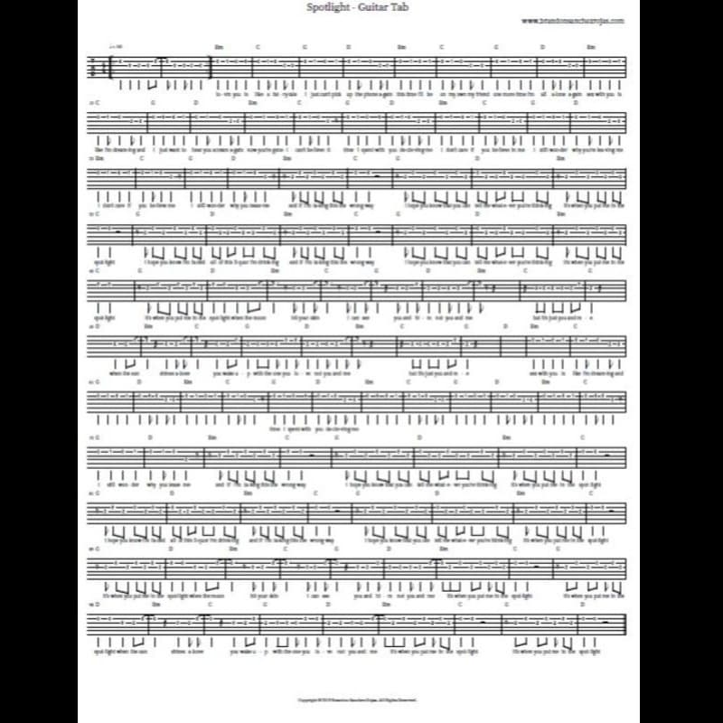 Spotlight Piano/Vocal/Guitar