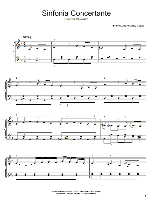 Sinfonia Concertante (Second Movement)