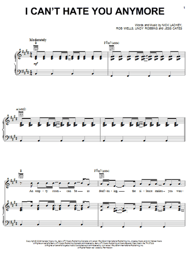 I Can't Hate You Anymore