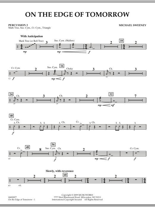 On the Edge of Tomorrow - Percussion 2