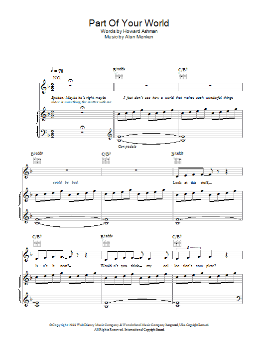 Part Of Your World (from The Little Mermaid)