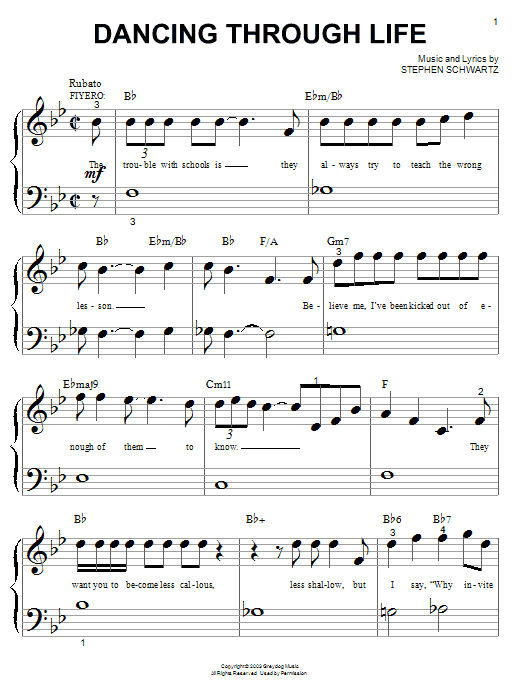 Dancing Through Life (from Wicked)