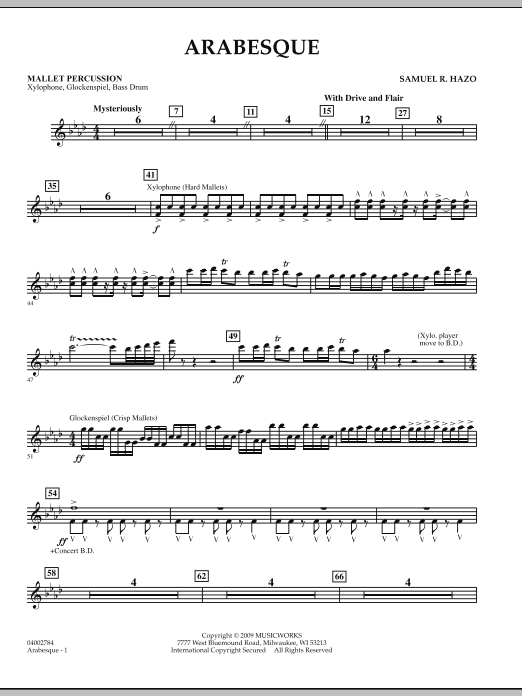 Arabesque - Mallet Percussion