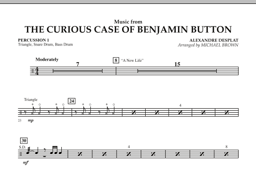 Music from The Curious Case of Benjamin Button - Percussion 1
