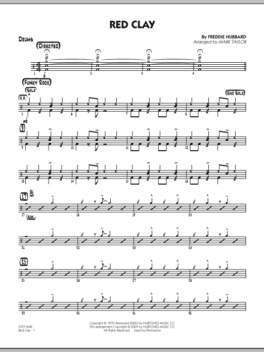 Red Clay - Drums
