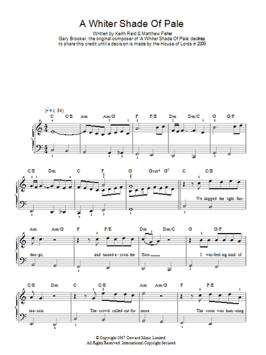 A Whiter Shade Of Pale