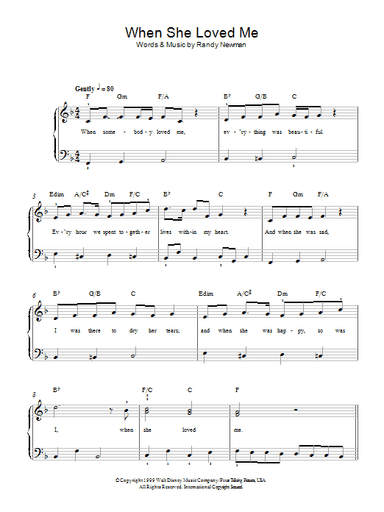 When She Loved Me (from Toy Story 2)