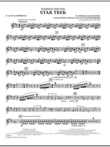 Symphonic Suite from Star Trek - Eb Alto Saxophone 2