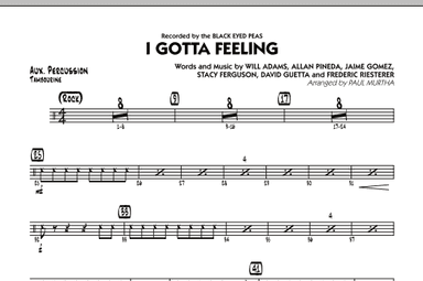 I Gotta Feeling - Aux Percussion