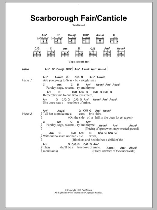 Scarborough Fair/Canticle