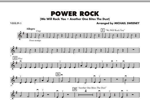 Power Rock - Violin 1