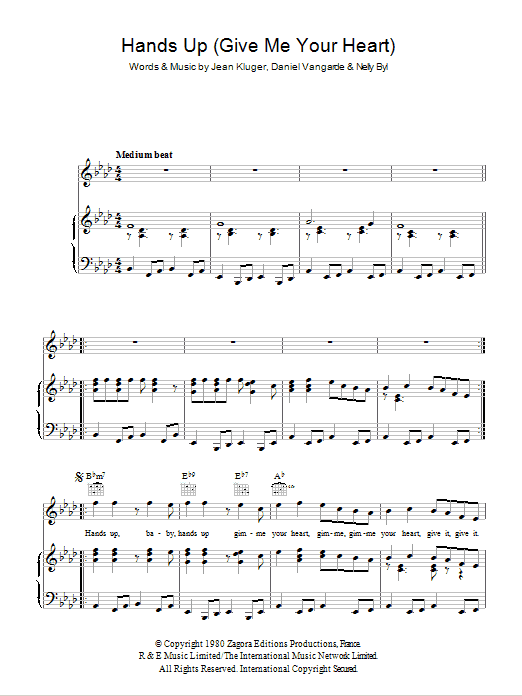 Hands Up (Give Me Your Heart)