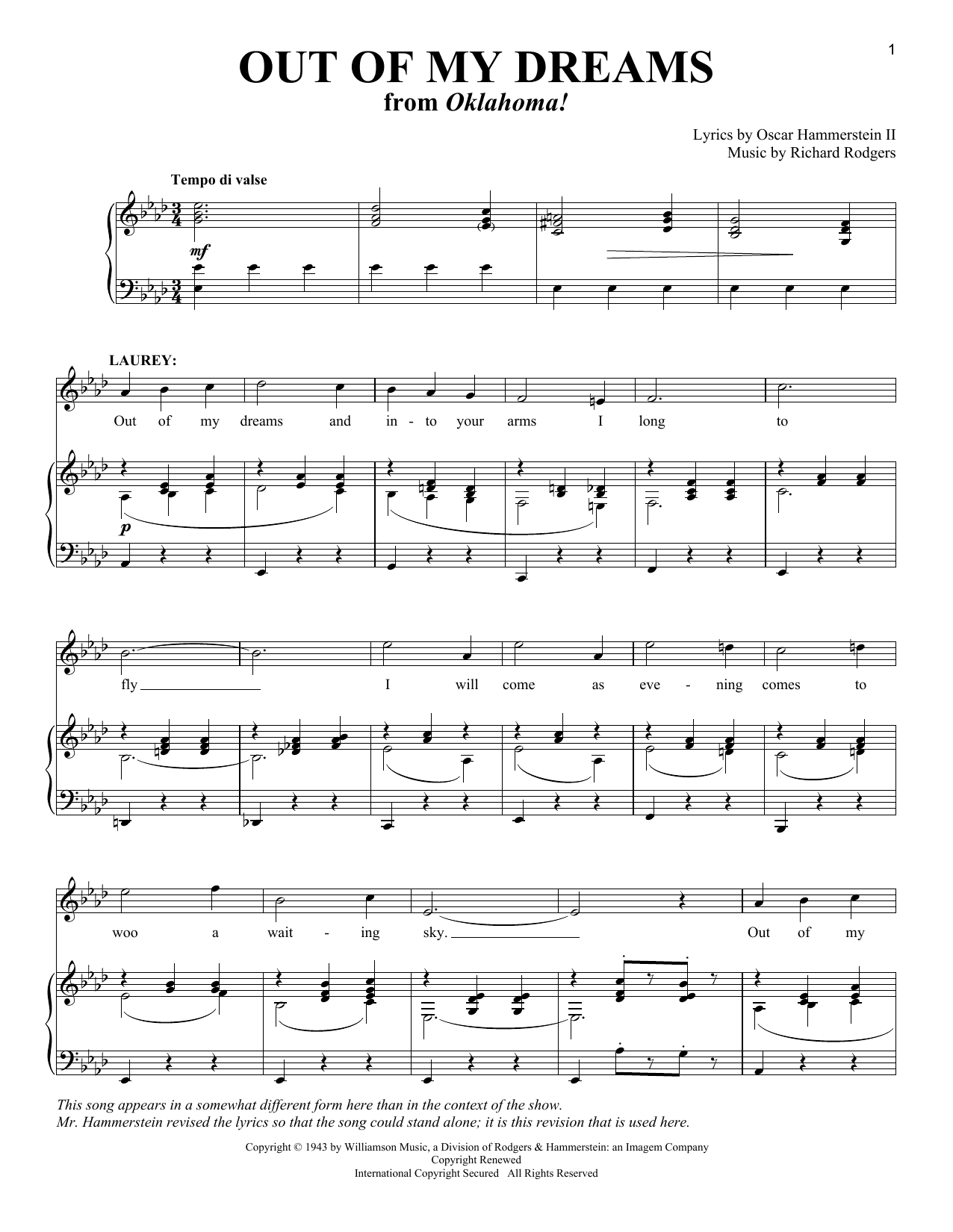 Out Of My Dreams (from Oklahoma!)