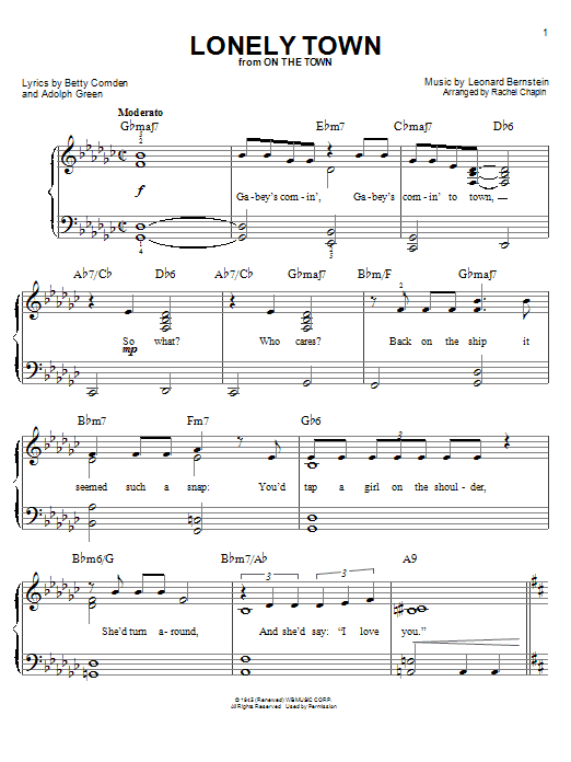 Lonely Town (from On the Town)