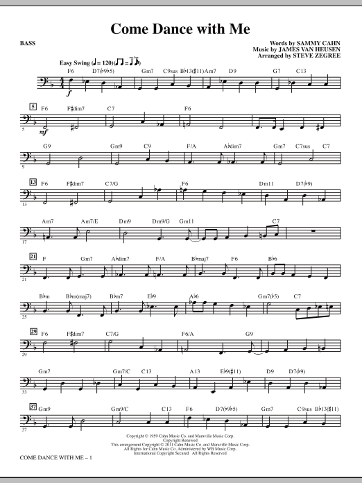 Come Dance With Me - Bass