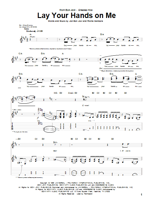 Lay Your Hands On Me