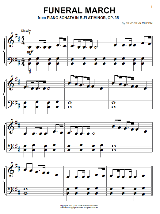 Sonata No. 2 In Bb Minor, Op. 35 (Funeral March)