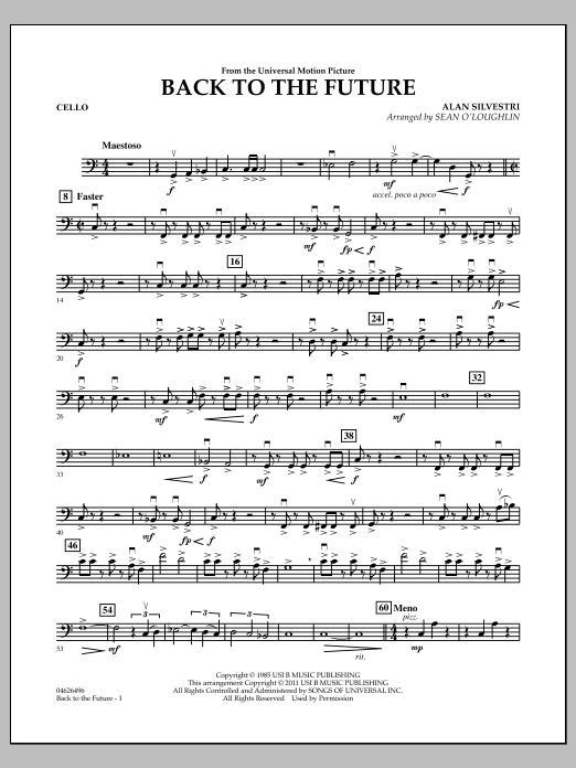 Back To The Future - Cello
