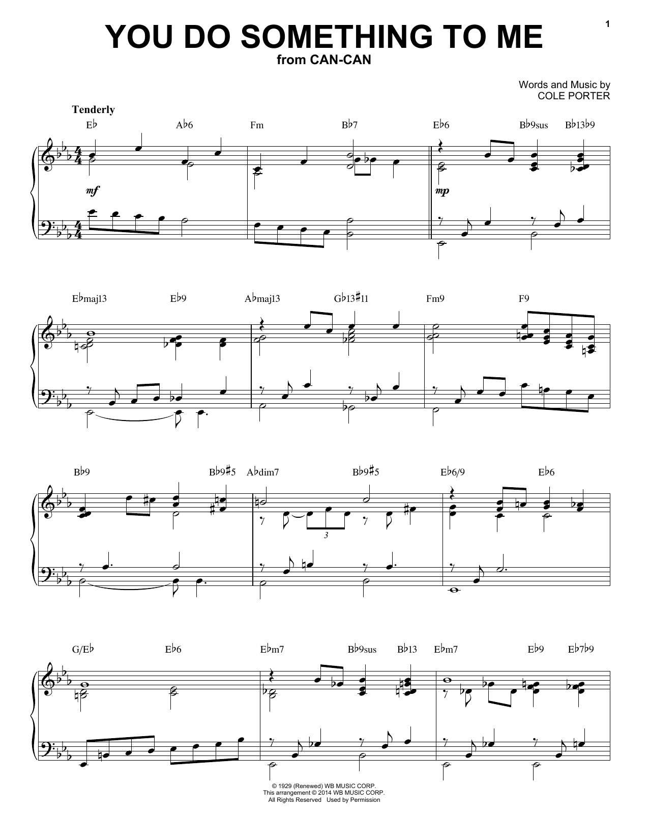 You Do Something To Me [Jazz version] (arr. Brent Edstrom)