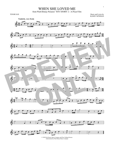 When She Loved Me (from Toy Story 2)