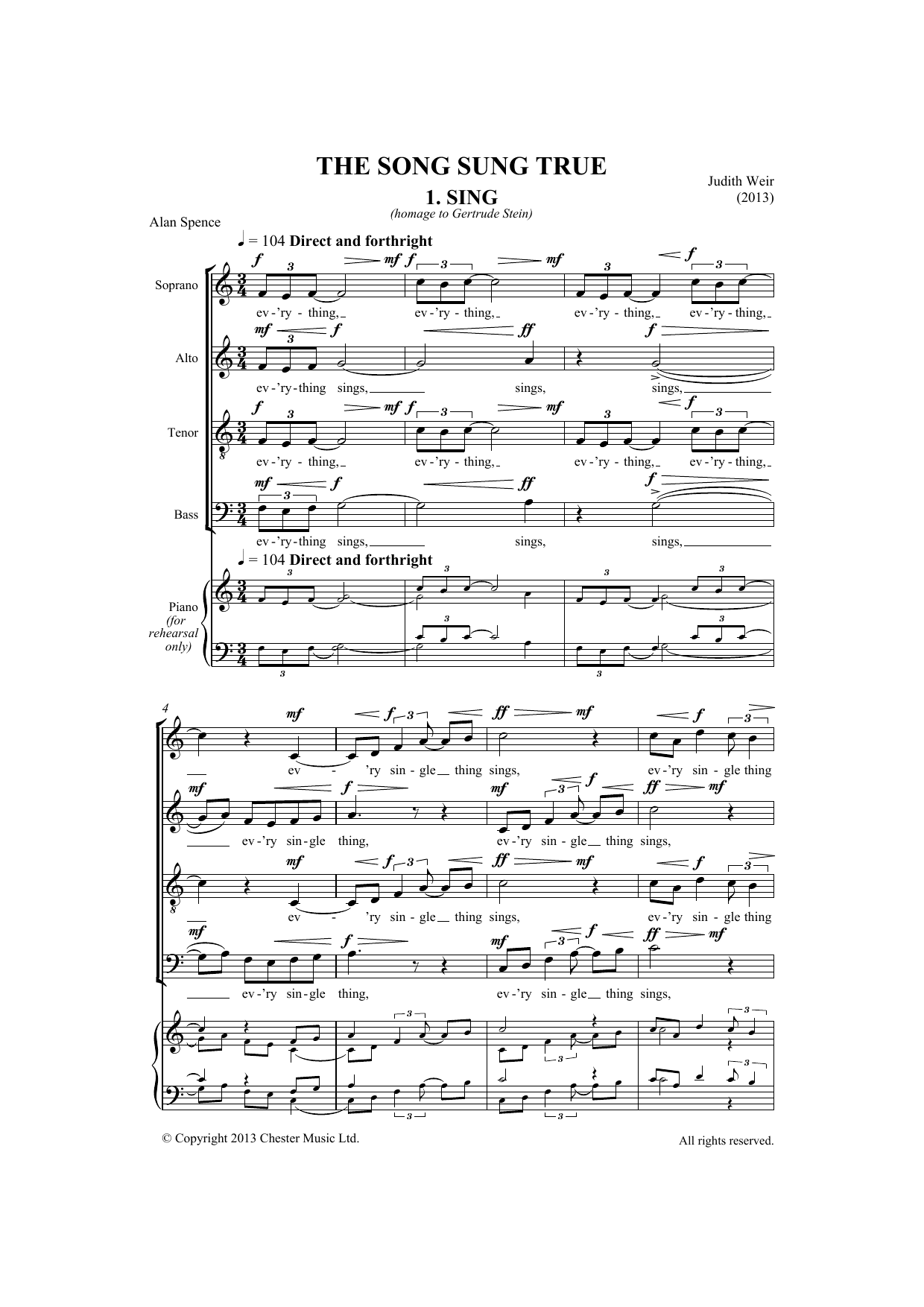 Song Sung True