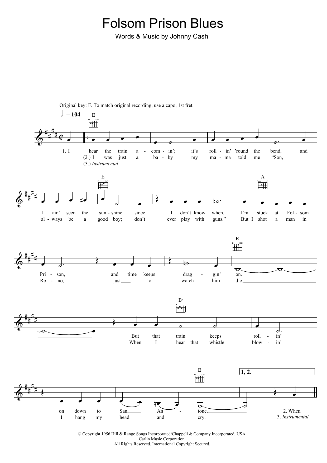 Folsom Prison Blues