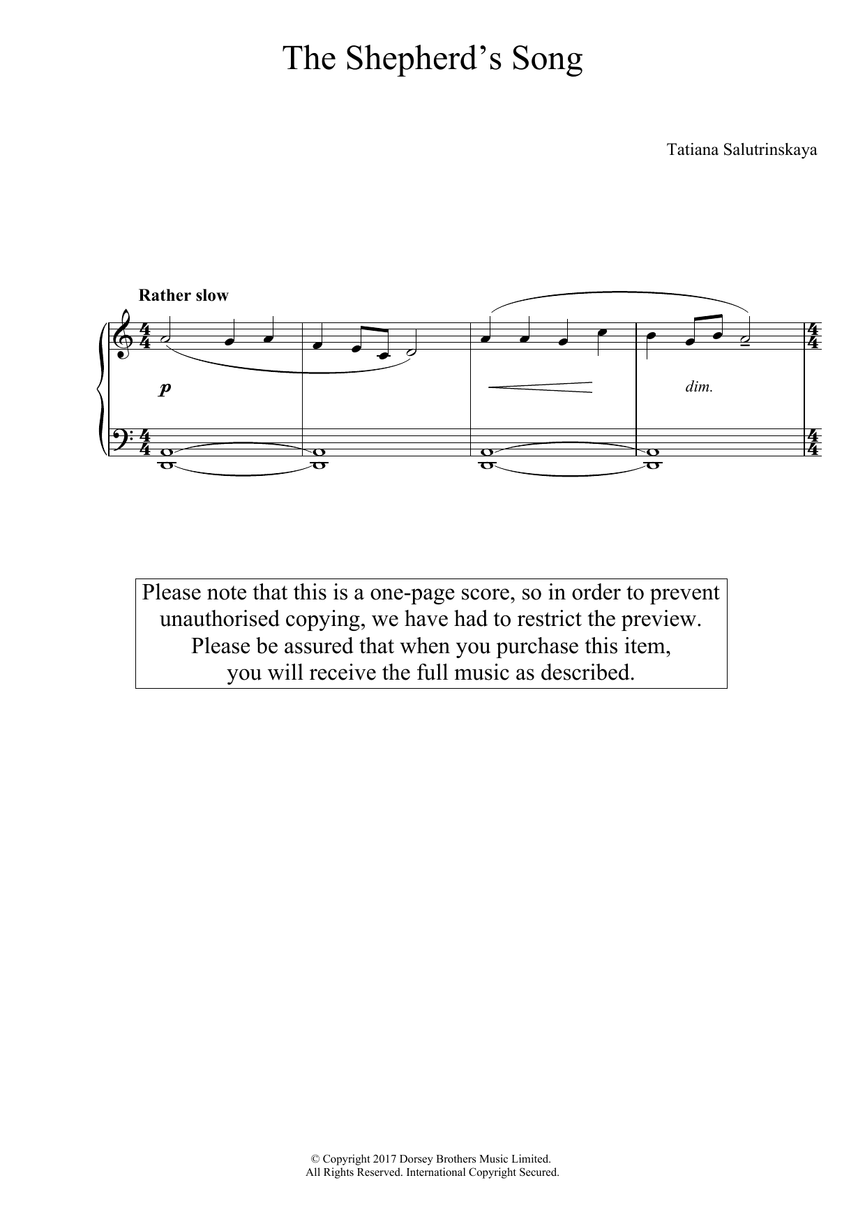 The Shepherd's Song