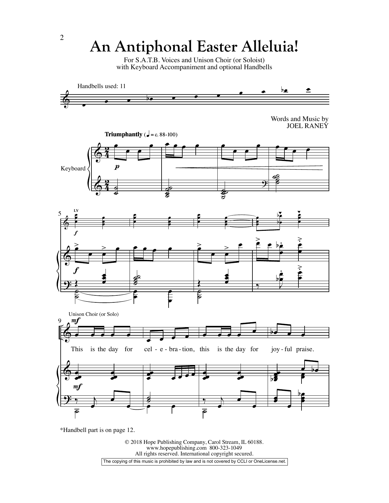 An Antiphonal Easter Alleluia!