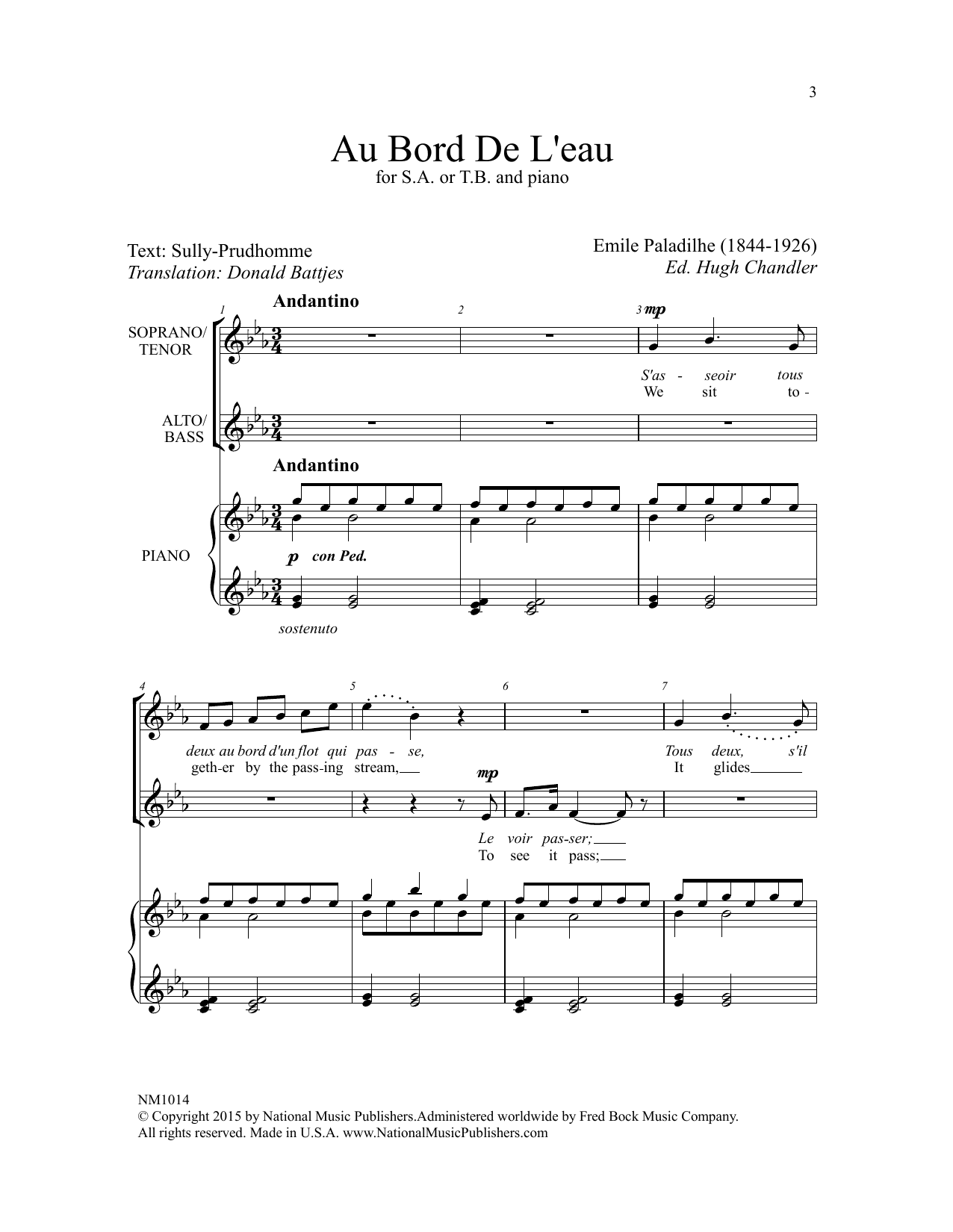 Au Bord De L'eau (ed. Hugh Chandler)