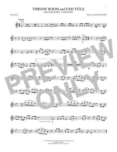 The Throne Room And End Title (from Star Wars: A New Hope)