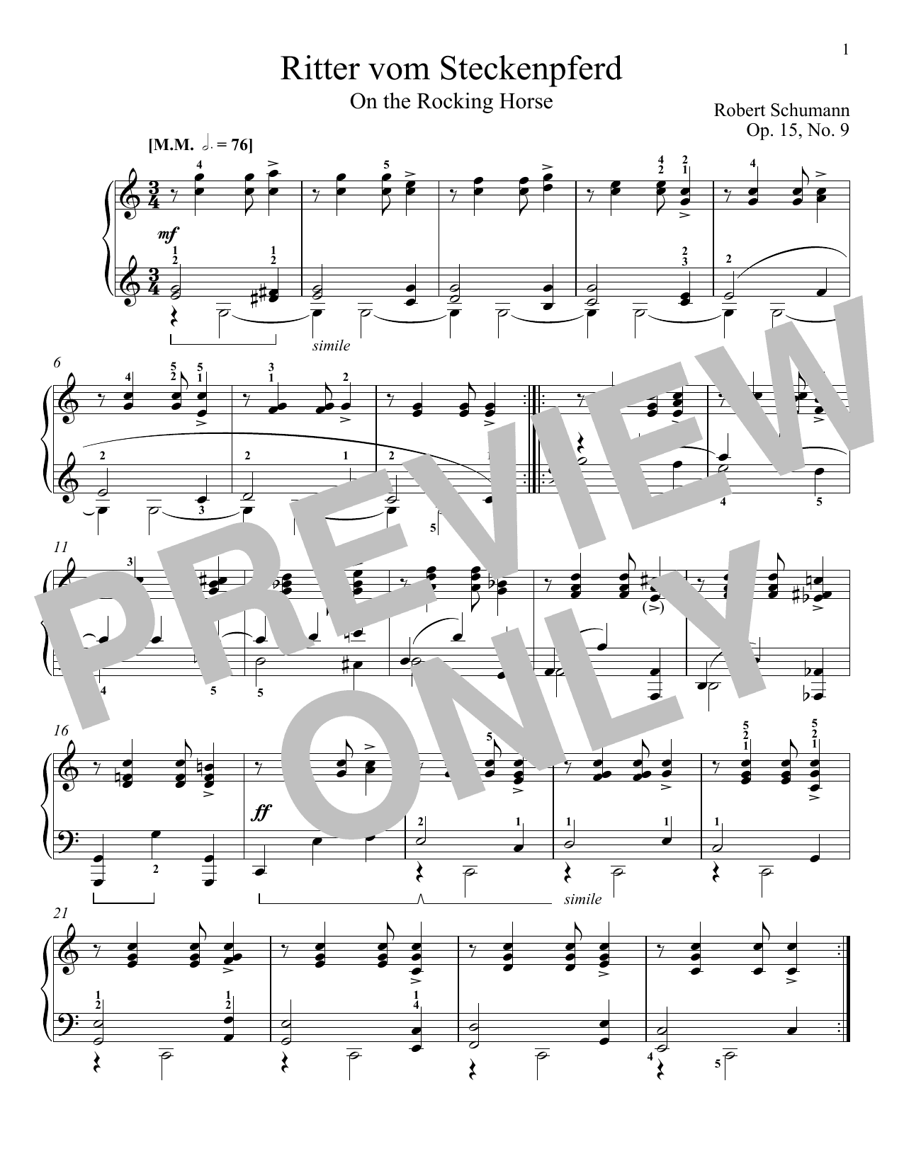 The Knight Of The Rocking-Horse, Op. 15, No. 9