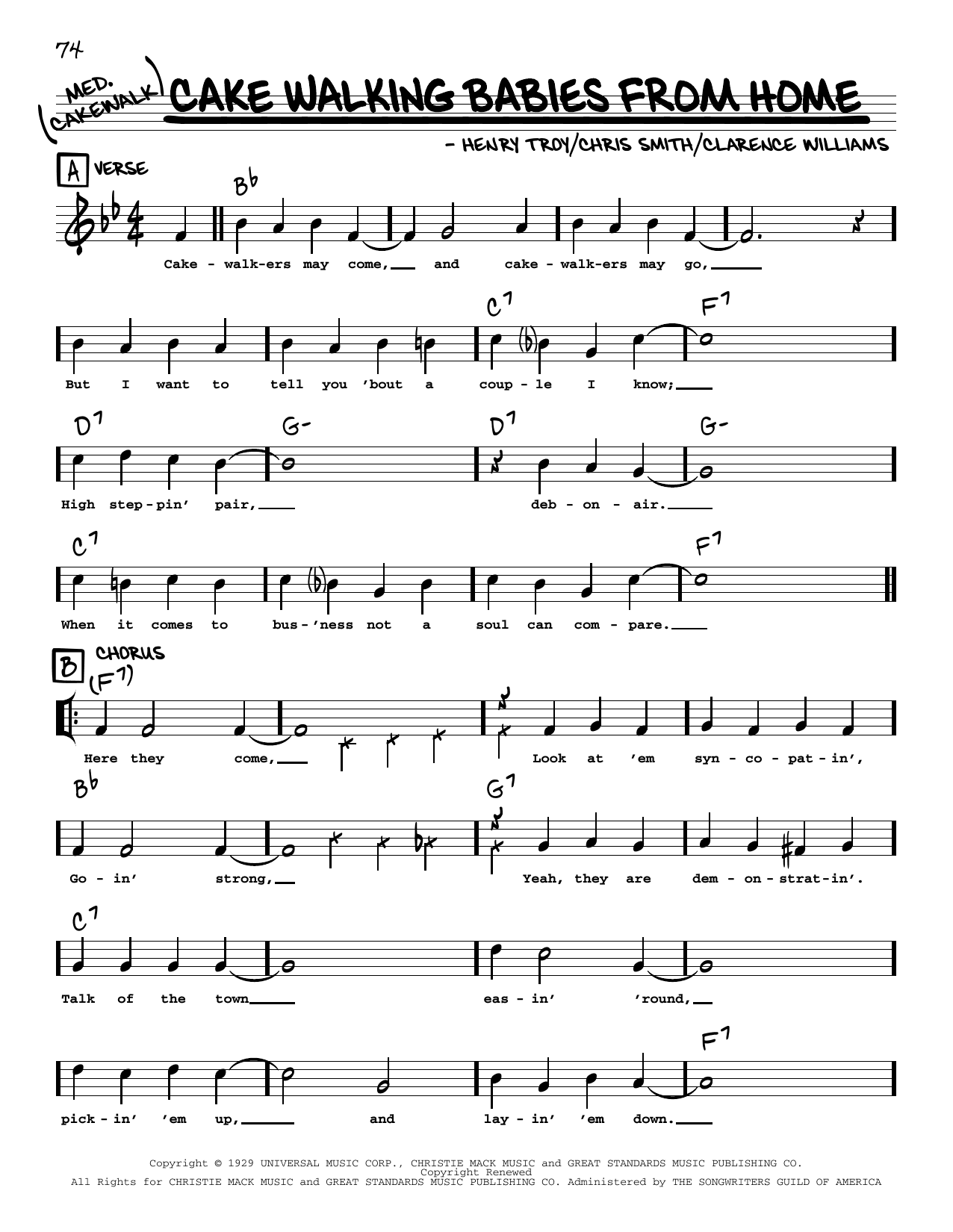 Cake Walking Babies From Home (arr. Robert Rawlins)