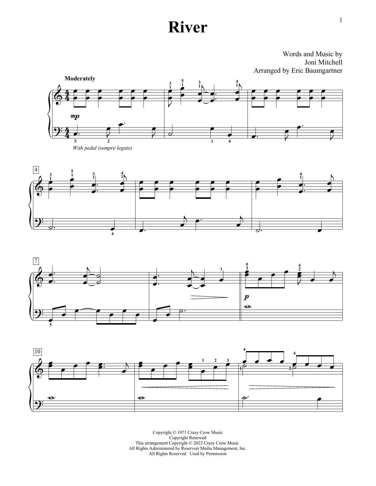 River (arr. Eric Baumgartner)