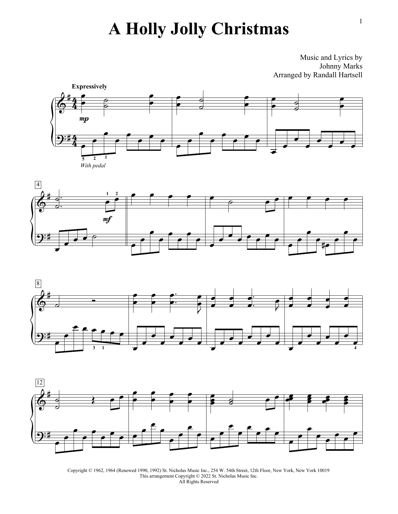 A Holly Jolly Christmas (arr. Randall Hartsell)