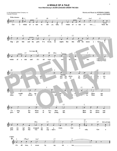 A Whale Of A Tale (from 20,000 Leagues Under The Sea)