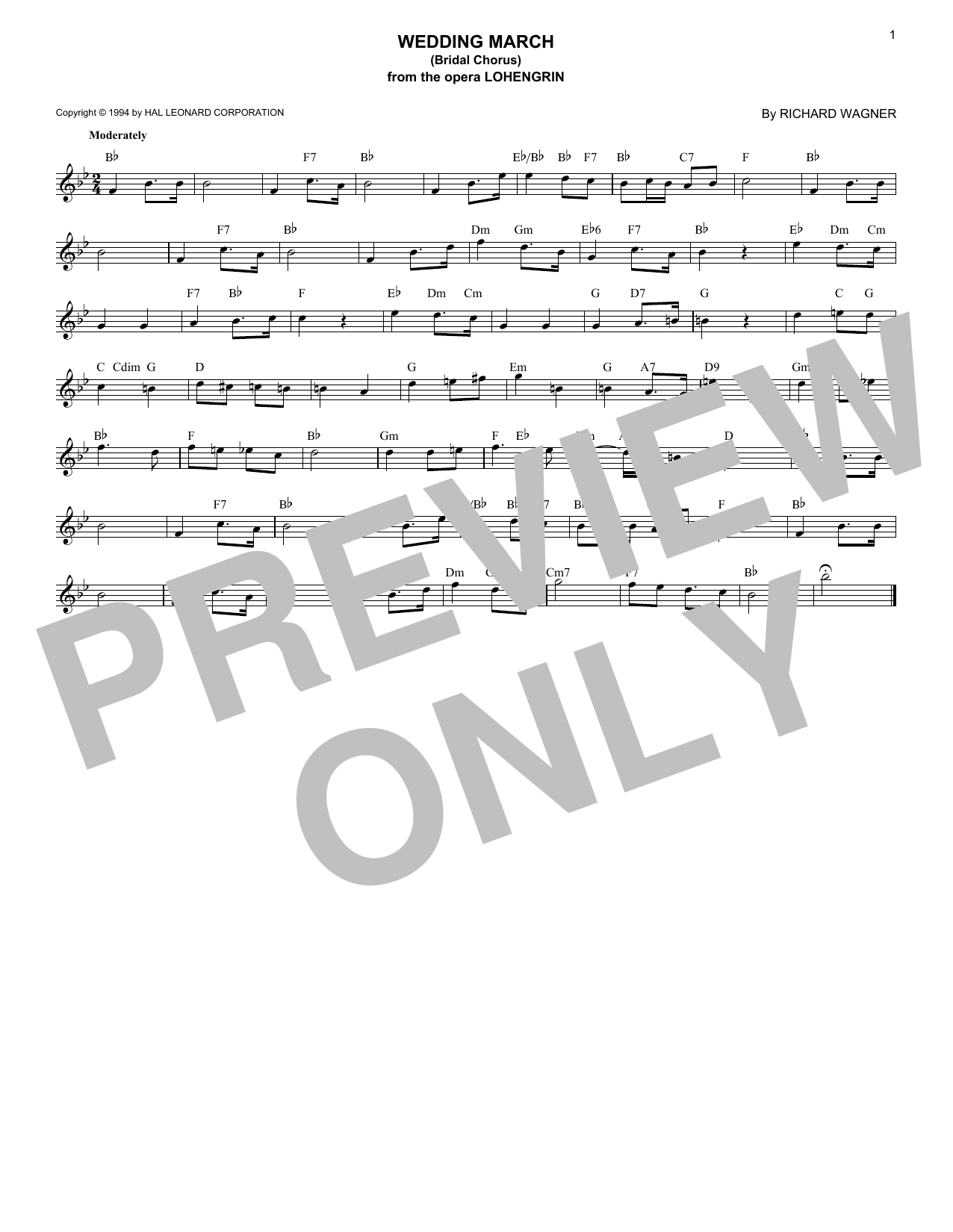 Wedding March (Bridal Chorus)