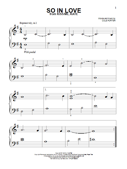 So In Love (from Kiss Me, Kate)