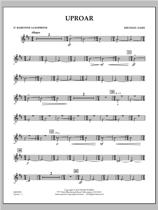 Uproar - Eb Baritone Saxophone